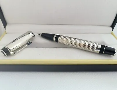 Luxury Bohemia Metal Series Silver Color 0.7mm Rollerball Pen No Box • $25.75