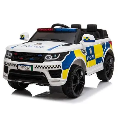 £159.99 • Buy 12V Electric Car For Kids Police Ride On SUV Car W/Remote/Music/Light