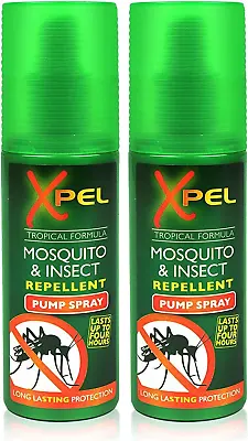 Xpel Tropical Mosquito Repellent Spray 70ml Twin Pack - Insect & Fly Protection • £6.85