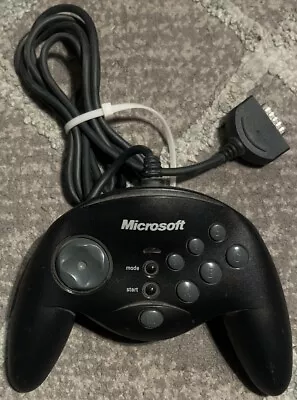 Microsoft SideWinder Gamepad Vintage Controller Wired Black OEM • $11.99