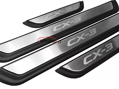 For Mazda CX3 2023 Car Accessories Exterior Door Sill Protector Scuff Plate Trim • $50.59