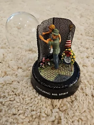 Franklin Mint Vietnam Memorial Wall Sculpture Their Names Their Memories Dome • $18.99