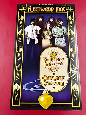 FLEETWOOD MAC 1977 RUMOURS TOUR OAKLAND STADIUM 1st PRINT POSTER Bill Graham • $150