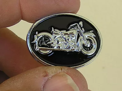 HARLEY IMAGE CHROME LAPEL PIN Badge *NEW* For Biker Vest Emblem Davidson • $10.95