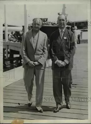 1931 Press Photo Victor Eispatr Owner Of Hotsy Totsy & John Wanamaker In Regatta • $19.99