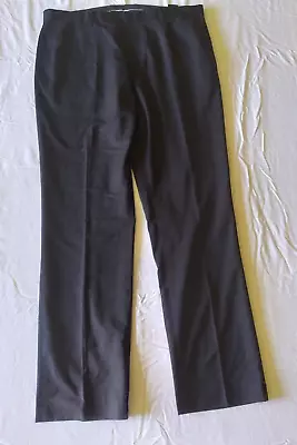 H&M Slacks Flat Front Trousers Sz. 38R Black • $11.99