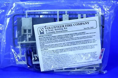 Life-Like N Scale Volunteer Fire Company Building Kit #7483 • $17.09