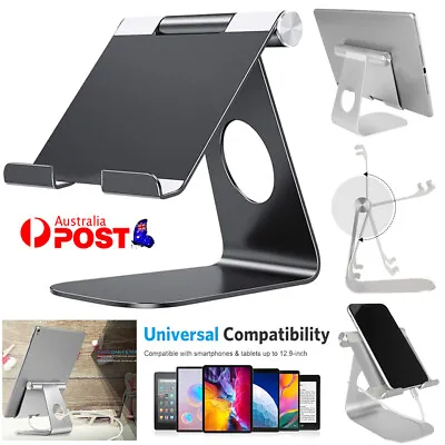 $19.42 • Buy Universal Desk Stand Mobile Phone Stand Holder For Tablet IPad IPhone Samsung AU