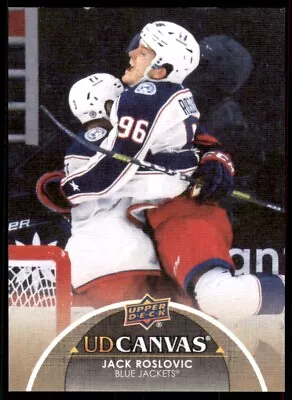 21-22 UD Series 2 UD Canvas #C144 Jack Roslovic - Columbus Blue Jackets • $1.24