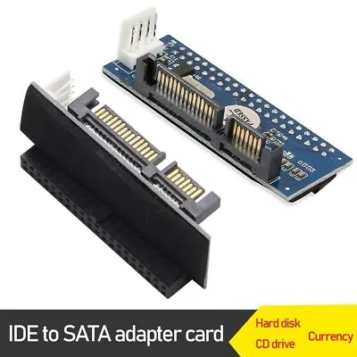 3.5 Inch HDD SATA Connector Hard Disk Adapter IDE To SATA SATA IDE Adapter • £5.75