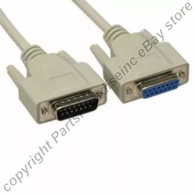 Lot10 10ft Joystick/Midi/Game Port DB15pin Male~Female Extension Cable/Cord/Wire • $59.99