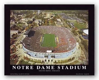 Notre Dame Stadium South Bend Indiana Mike Smith Aerial Views Art Print 6x8 • $11.39