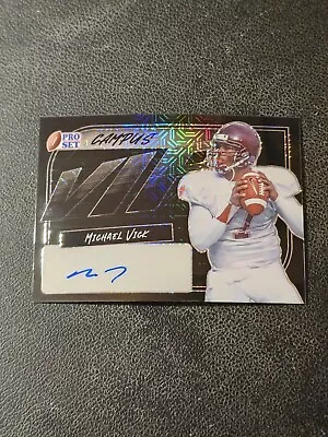 2023 Leaf Pro Set Michael Vick Campus VIP Auto 3/5 • $25