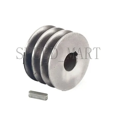 $18.88 • Buy A Type Pulley Three 3 V Groove Bore 24mm OD 60mm For A Belt Motor