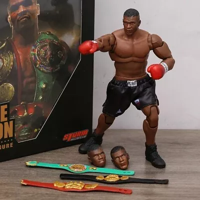 NEW Amazing PVC King Of Boxing Mike Tyson Boxer With 3 Head Sculpts 18 CM TOY . • $35.11