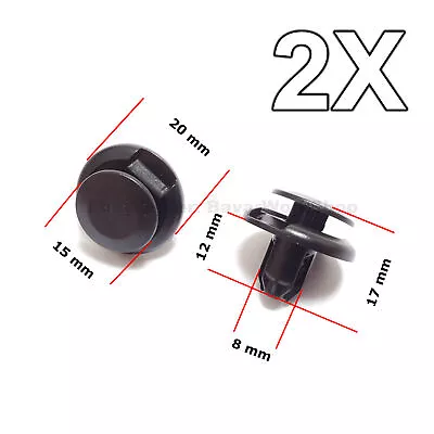 2X Grille Wheel Arch Lining Splash Guard Bumper Clips For Honda Toyota • $5.29