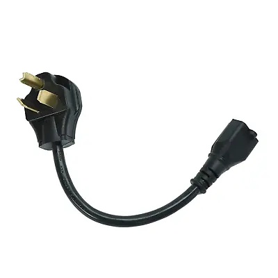 $18.95 • Buy 30 Amp NEMA 10-30P Dryer Male Plug To 20A 250V 6-20R T-Blade Female Adapter, 3 P