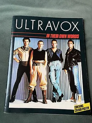 Ultravox In Their Own Words Programme With Poster 1984 • £8