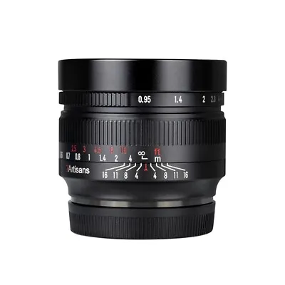 7artisans 50mm F0.95 APS-C MF Large Aperture Lens For Nikon Sony Canon M43 Fuji • $172