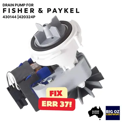 Drain Pump For  Fisher & Paykel 5.5kg Quicksmart Mw512 Washer|fix Err 37 • $59.95