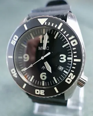 MWC LE  Depthmaster  100ATM Swiss Military Divers Quartz Watch Uhr Orologio • £225