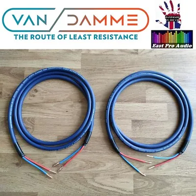 £16.75 • Buy Van Damme Blue Series Studio 2x2.5mm Speaker Cable Pair/single Bare Wires