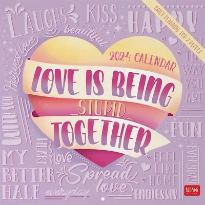 Love Is Being Stupid Together Couples Planner 2024 - Hobbies & Interests • £8.98