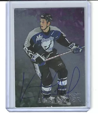 1998-99 ITG Vincent LeCavalier Be A Player Blue Ink Auto • $7.99