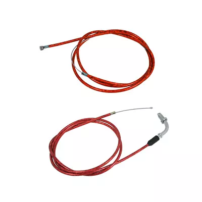 Red Throttle Cable & Clutch Line For 49/60/66/80cc Engine Motorized Bicycle • $9.99