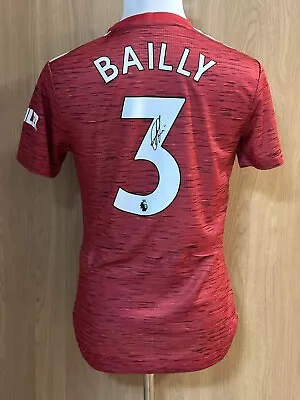 Eric Bailly Signed Man Utd Home Shirt COA Video Proof • £126