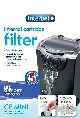 Interpet Internal Aquarium Fish Tank Cartridge Filter - CF Mini  • £13.95