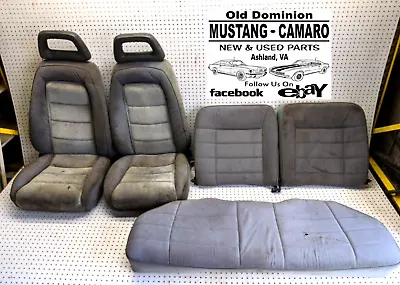 1987 Mustang GT Hatchback Front And Rear Seats Without Tracks - Set • $699.99