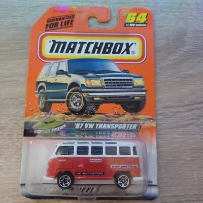 Matchbox 1/64 Diecast Science Fiction They Are Here #64 Red 67 VW Transporter • $2.75