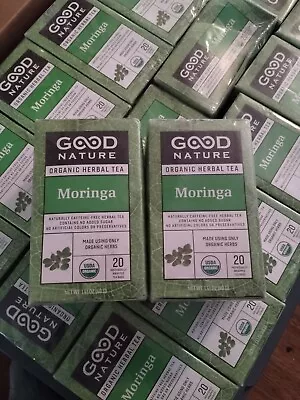 Good Nature Moringa   Organic All-Natural Caffeine-Free Herbal Tea 40 Tea Bags • $10