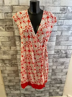 Ladies Jasper Conran Wrap Around Dress Size 14 Cg S46 • £7.99