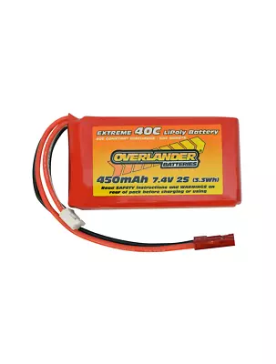 £10.95 • Buy Overlander Extreme 130 X 450mAh 7.4v 40C LiPo Upgrade Battery Blade 130X OL2506