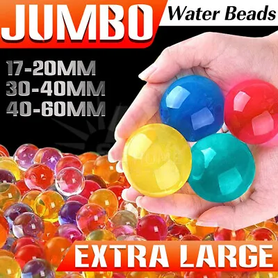 $4.87 • Buy 17-60mm Orbeez Gel Water Balls Crystal Soil Bead Water Ball Jelly Gel Beads Vase