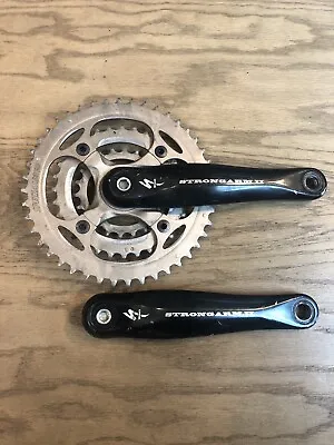 ￼Specialized Strongarm II S-Works 175mm  44/32/22 Crankset Square Taper Black • $119.99