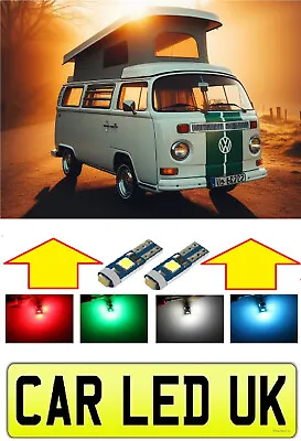 ✅ VW Type 2 Baywindow T2 T25 T3 Dashboard Speedo ✅ 3 X LED Bulbs Green White Red • $8.20