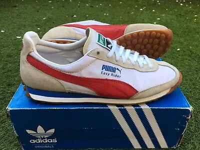 Retro PUMA EASY RIDER (2012 OG) Vintage Fast Roma Bluebird Rocket UK 9 EU 43 • £32