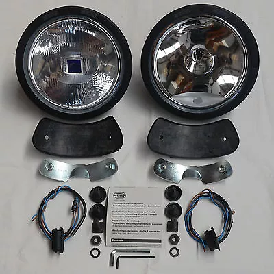 Hella Rallye 4000 Driving Lights + 100w Hid Conversion Kit + Clear Covers *new* • $920