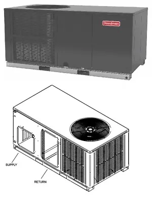 4 Ton Package Unit Air Conditioner | Goodman | SEER2 | GPCH34841 • $3530