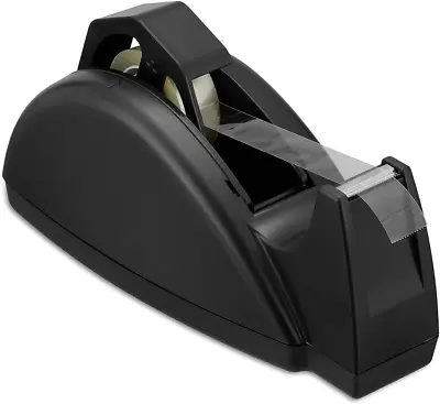 Staples 1671310 Heavy-Duty Desktop Tape Dispenser Black 1 And 3 Core • $19.99