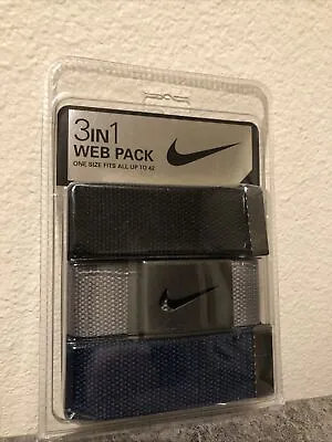 Nike Web Belt 3 Pack • $25