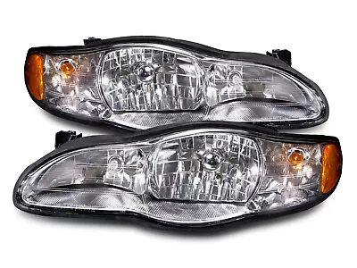 Fits 00-05 Chevy Monte Carlo Headlights Headlamps Pair Set Halogen New • $116.30
