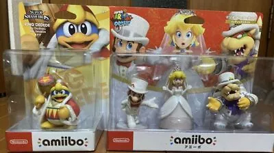 Nintendo Amiibo Mario Odyssey Triple Wedding Set & Super Smash Bros. King DEDEDE • $360.82