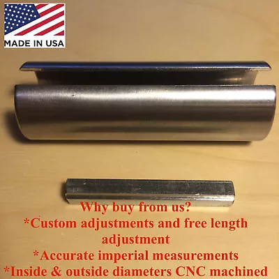 $13.99 • Buy 7/8  To 1  Inch W/Step Key Gas Engine Pulley Crank Shaft Sleeve Adapter Predator