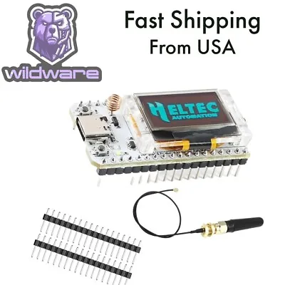 0.96  WiFi LoRa 32 (V3) USB Type-C ESP32 Bluetooth WIFI Development Board CP2102 • $28.29