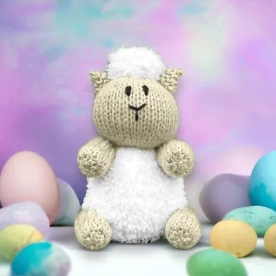 KNITTING PATTERN - Easter Sherbert The Sheep Orange Cover / 15 Cms Farm Lamb Toy • £3.25