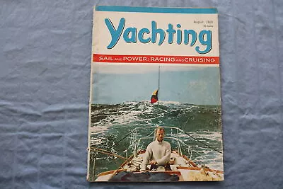 1960 August Yachting Magazine - Racing And Cruising Cover - E 9427 • $35